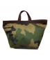 Herve Chapelier (エルベシャプリエ) カモ柄 コーデュラ舟型トート カーキ：10000円