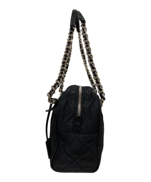 PRADA（プラダ）PRADA (プラダ) キルティングチェーンバッグ ブラックの古着・服飾アイテム