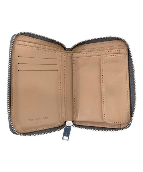 Maison Margiela（メゾンマルジェラ）Maison Margiela (メゾンマルジェラ) レザーウォレット グレーの古着・服飾アイテム