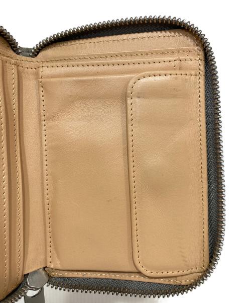Maison Margiela（メゾンマルジェラ）Maison Margiela (メゾンマルジェラ) レザーウォレット グレーの古着・服飾アイテム