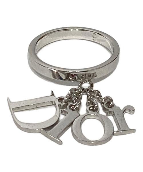 Christian Dior（クリスチャン ディオール）Christian Dior (クリスチャン ディオール) ロゴチャームリング サイズ:9号の古着・服飾アイテム