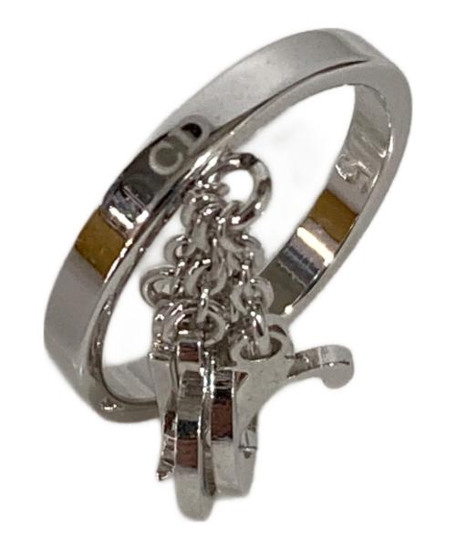 Christian Dior（クリスチャン ディオール）Christian Dior (クリスチャン ディオール) ロゴチャームリング サイズ:9号の古着・服飾アイテム