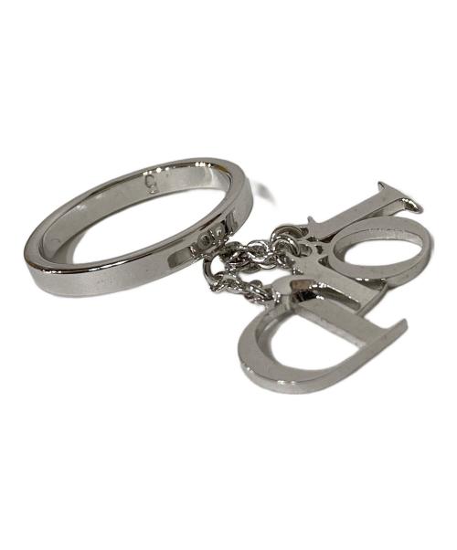 Christian Dior（クリスチャン ディオール）Christian Dior (クリスチャン ディオール) ロゴチャームリング サイズ:9号の古着・服飾アイテム