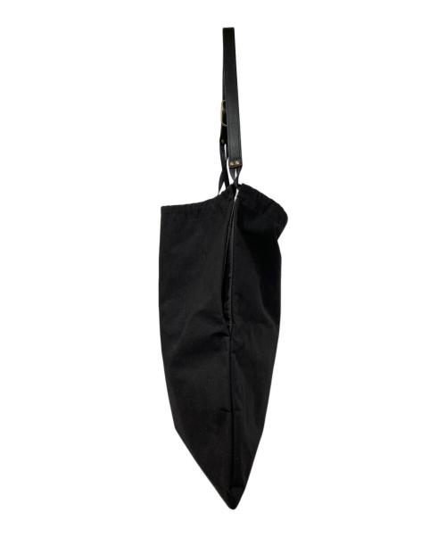 texnh（テクネ）texnh (テクネ) レザーハンドルバッグ ブラックの古着・服飾アイテム