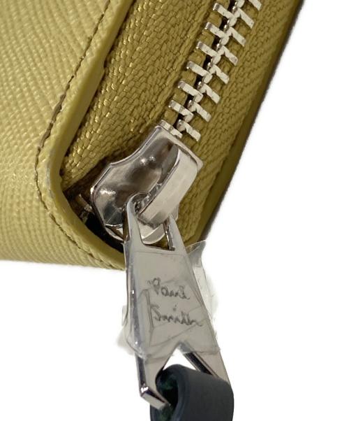 PAUL SMITH（ポールスミス）PAUL SMITH (ポールスミス) アーティストストライププラー ラウンドジップ イエローの古着・服飾アイテム