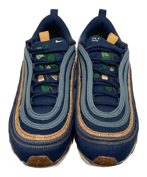 NIKE（ナイキ）NIKE (ナイキ) AIR MAX 97 CORK OBSIDIAN ローカットスニーカー ネイビー サイズ:26.5cmの古着・服飾アイテム