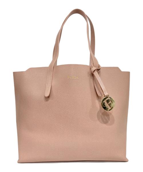 FURLA（フルラ）FURLA (フルラ) SALLY S TOTE トートバッグ ピンクの古着・服飾アイテム