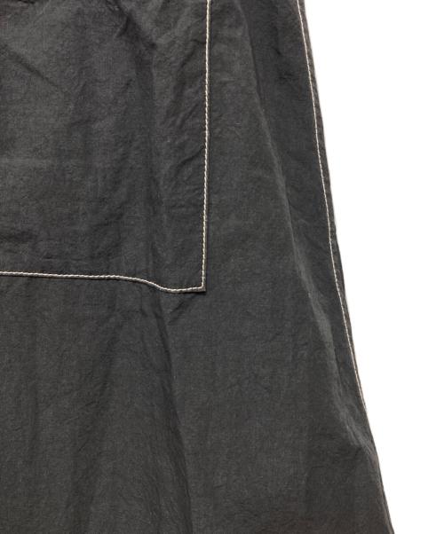 Y's（ワイズ）Y's (ワイズ) 25SS COTTON LINEN DUMP SLEEVELESS DRESS ブラック サイズ:1の古着・服飾アイテム