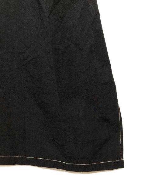 Y's（ワイズ）Y's (ワイズ) 25SS COTTON LINEN DUMP SLEEVELESS DRESS ブラック サイズ:1の古着・服飾アイテム