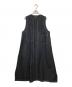 Y's（ワイズ）の古着「25SS COTTON LINEN DUMP SLEEVELESS DRESS」｜ブラック