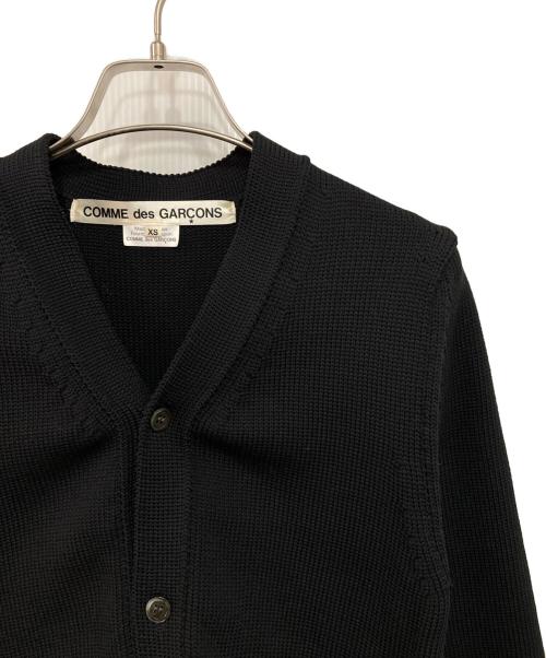 COMME des GARCONS（コムデギャルソン）COMME des GARCONS (コムデギャルソン) 変形スラッシュカーディガン ブラック サイズ:XSの古着・服飾アイテム