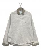 WHIMSYウィムジー）の古着「FLEECE RAGLAN POLO」｜グレー