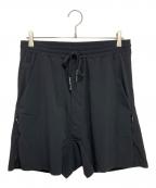 11 BY BORIS BIDJAN SABERIイレブン バイ・ボリスビジャンサベリ）の古着「ナイロンショーツ」｜ブラック