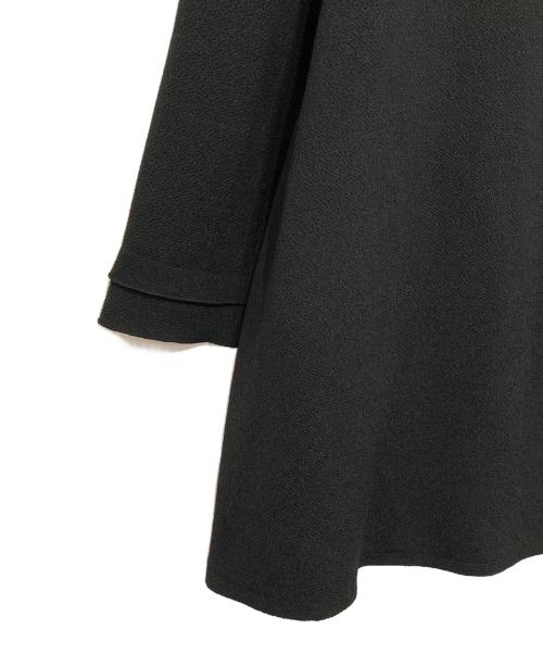 詩仙堂（シセンドウ）詩仙堂 (シセンドウ) ノーカラーブラウス ブラック サイズ:記載なしの古着・服飾アイテム