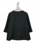 詩仙堂 (シセンドウ) ノーカラーブラウス ブラック サイズ:記載なし：5000円