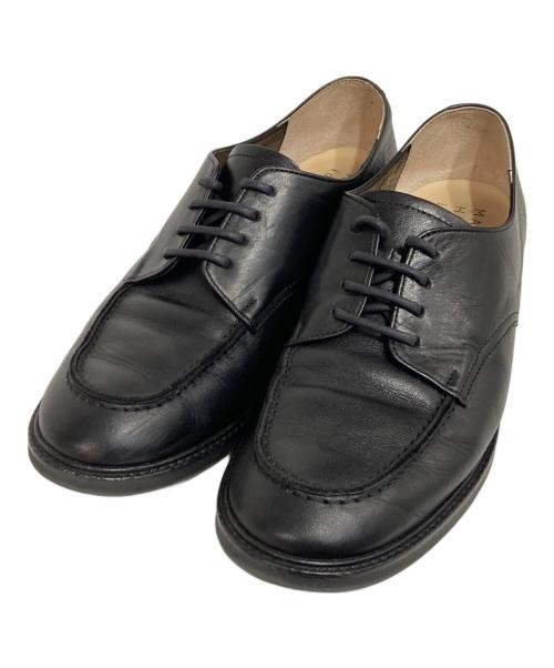 MARGARET HOWELL idea（マーガレット ハウエル アイディア）MARGARET HOWELL idea (マーガレット ハウエル アイディア) レースアップモカシンシューズ ブラック サイズ:23の古着・服飾アイテム