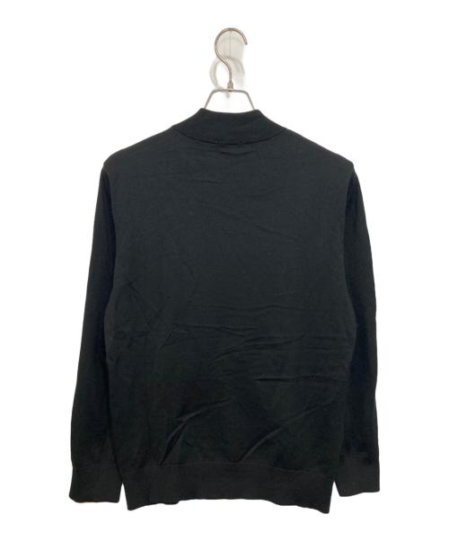 BLACK LABEL CRESTBRIDGE（ブラックレーベル クレストブリッジ）BLACK LABEL CRESTBRIDGE (ブラックレーベル クレストブリッジ) シャドーチェックハイネックニット ブラック サイズ:Lの古着・服飾アイテム