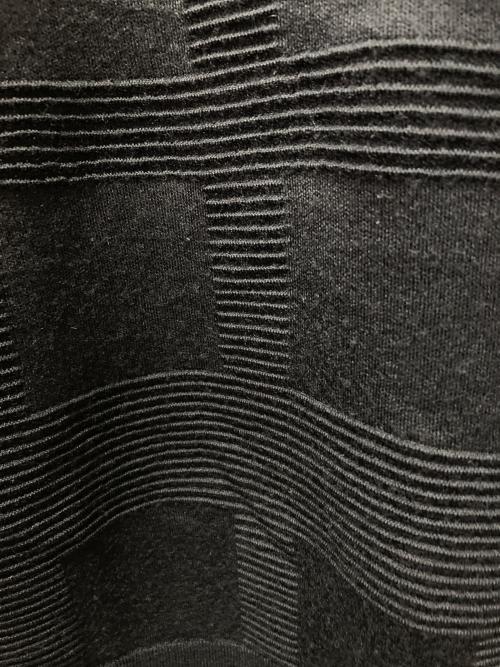 BLACK LABEL CRESTBRIDGE（ブラックレーベル クレストブリッジ）BLACK LABEL CRESTBRIDGE (ブラックレーベル クレストブリッジ) シャドーチェックハイネックニット ブラック サイズ:Lの古着・服飾アイテム