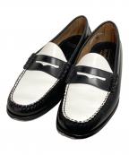 G.H.BASSジーエイチバス）の古着「LARSON ローファー」｜ホワイト×ブラック