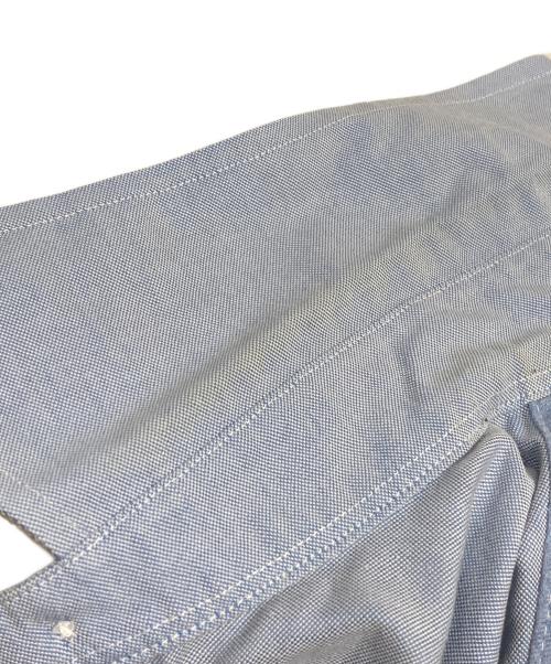 eYe COMME des GARCONS JUNYAWATANABE MAN（アイ コム デ ギャルソン ジュンヤ ワタナベ マン）eYe COMME des GARCONS JUNYAWATANABE MAN (アイ コム デ ギャルソン ジュンヤ ワタナベ マン) BROOKS BROTHERS (ブルックスブラザーズ) ワンポイント刺繍シャツ ブルー サイズ:Lの古着・服飾アイテム