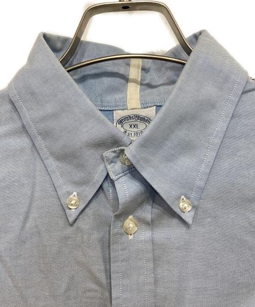 eYe COMME des GARCONS JUNYAWATANABE MAN（アイ コム デ ギャルソン ジュンヤ ワタナベ マン）eYe COMME des GARCONS JUNYAWATANABE MAN (アイ コム デ ギャルソン ジュンヤ ワタナベ マン) BROOKS BROTHERS (ブルックスブラザーズ) ワンポイント刺繍シャツ ブルー サイズ:Lの古着・服飾アイテム