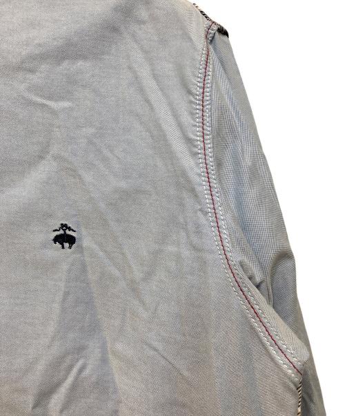 eYe COMME des GARCONS JUNYAWATANABE MAN（アイ コム デ ギャルソン ジュンヤ ワタナベ マン）eYe COMME des GARCONS JUNYAWATANABE MAN (アイ コム デ ギャルソン ジュンヤ ワタナベ マン) BROOKS BROTHERS (ブルックスブラザーズ) ワンポイント刺繍シャツ ブルー サイズ:Lの古着・服飾アイテム