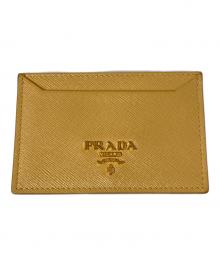 PRADA（プラダ）の古着「カードケース」｜イエロー