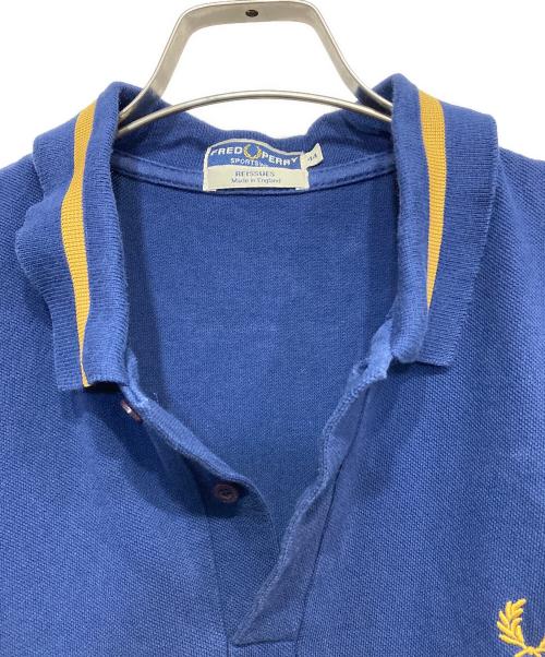 FRED PERRY（フレッドペリー）FRED PERRY (フレッドペリー) ポロシャツ ブルー サイズ:44の古着・服飾アイテム