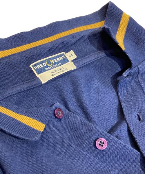 FRED PERRY（フレッドペリー）FRED PERRY (フレッドペリー) ポロシャツ ブルー サイズ:44の古着・服飾アイテム