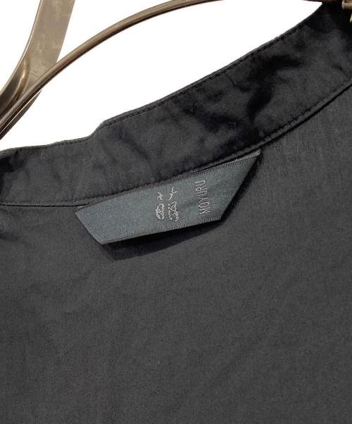 MOYURU（モユル）MOYURU (モユル) カットオフシャツワンピース ブラック サイズ:40の古着・服飾アイテム