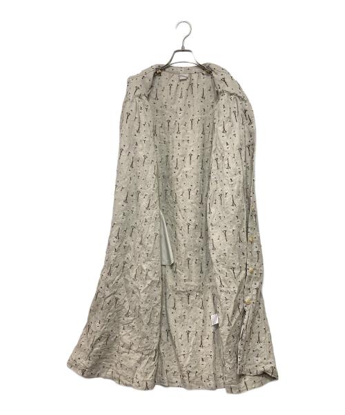 TSUHARU by samansa Mos2（ツハル バイ サマンサモスモス）TSUHARU by samansa Mos2 (ツハル バイ サマンサモスモス) ローズ柄総刺繍コート ベージュ サイズ:FREEの古着・服飾アイテム