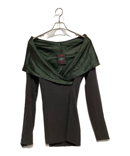 Jean Paul GAULTIER CLASSIQUE（ジャンポールゴルチエクラシック）Jean Paul GAULTIER CLASSIQUE (ジャンポールゴルチエクラシック) タイトショートワンピース パープル サイズ:-の古着・服飾アイテム