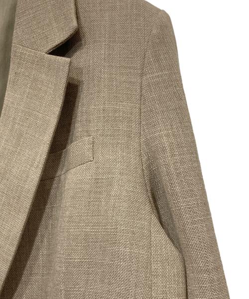 U.A. GreenLabelRelaxing（ユナイテッドアローズグリーンレーベル リラクシング）U.A. GreenLabelRelaxing (ユナイテッドアローズグリーンレーベル リラクシング) リネンライク テーラード ジャケット ブラウン サイズ:36の古着・服飾アイテム