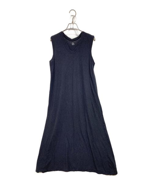 45R（フォーティファイブ・アール）45R (フォーティファイブ・アール) コットンノースリーブワンピース インディゴの古着・服飾アイテム