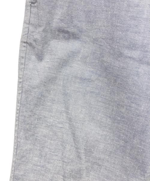 45R（フォーティファイブ・アール）45R (フォーティファイブ・アール) リネンコットンブレンドパンツ ブルー サイズ:3の古着・服飾アイテム