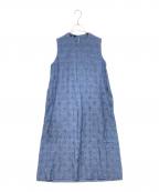 45Rフォーティファイブ・アール）の古着「インディゴ染め総柄ノースリーブワンピース」｜インディゴ