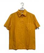 C.P COMPANYシーピーカンパニー）の古着「コットンナイロン ハーフジップ シャツ」｜イエロー