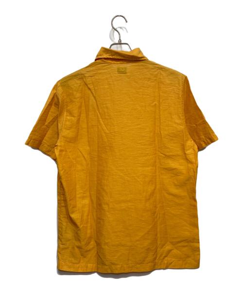 C.P COMPANY（シーピーカンパニー）C.P COMPANY (シーピーカンパニー) コットンナイロン ハーフジップ シャツ イエロー サイズ:2の古着・服飾アイテム