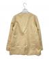 Curensology (カレンソロジー) ノーカラージャケット ベージュ サイズ:記載なし：5000円
