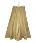 Curensologyカレンソロジー）の古着「コットンリネンスカート」｜ブラウン