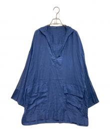 Curensology（カレンソロジー）の古着「フーディーカフタンブラウス」｜ネイビー