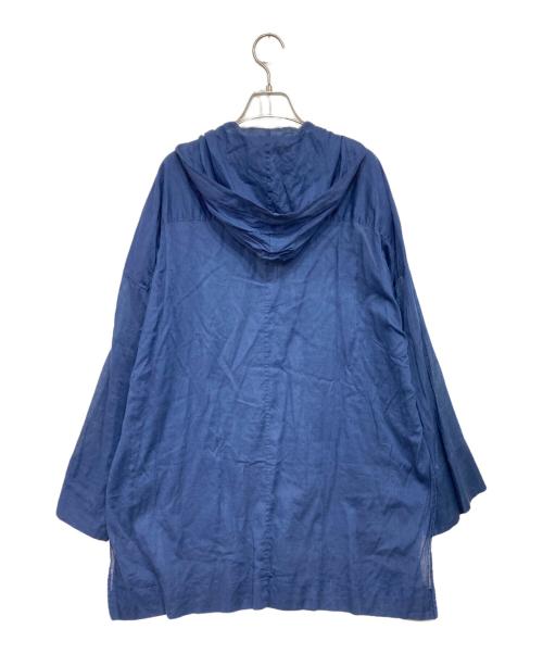 Curensology（カレンソロジー）Curensology (カレンソロジー) フーディーカフタンブラウス ネイビー サイズ:Fの古着・服飾アイテム