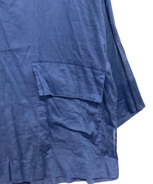 Curensology（カレンソロジー）Curensology (カレンソロジー) フーディーカフタンブラウス ネイビー サイズ:Fの古着・服飾アイテム