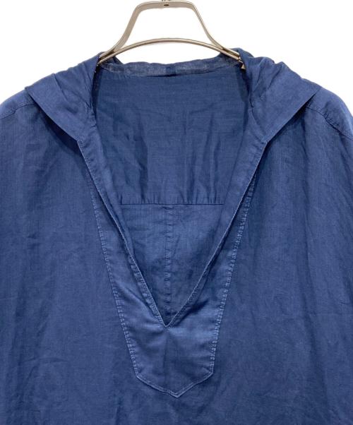 Curensology（カレンソロジー）Curensology (カレンソロジー) フーディーカフタンブラウス ネイビー サイズ:Fの古着・服飾アイテム