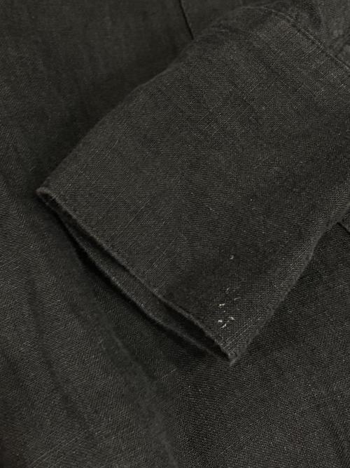 Curensology（カレンソロジー）Curensology (カレンソロジー) リネンシャツワンピース ブラック サイズ:Ｆの古着・服飾アイテム