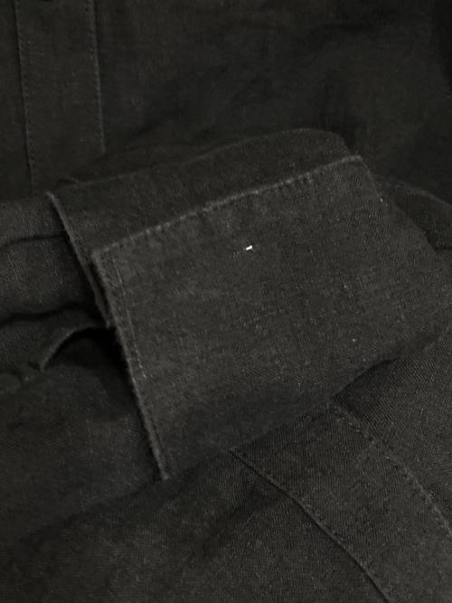 Curensology（カレンソロジー）Curensology (カレンソロジー) リネンシャツワンピース ブラック サイズ:Ｆの古着・服飾アイテム