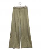 H BEAUTY&YOUTHエイチ ビューティー&ユース）の古着「ツイル ストレート パンツ」｜グリーン