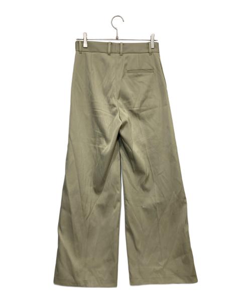 H BEAUTY&YOUTH（エイチ ビューティー&ユース）H BEAUTY&YOUTH (エイチ ビューティー&ユース) ツイル ストレート パンツ グリーン サイズ:Sの古着・服飾アイテム