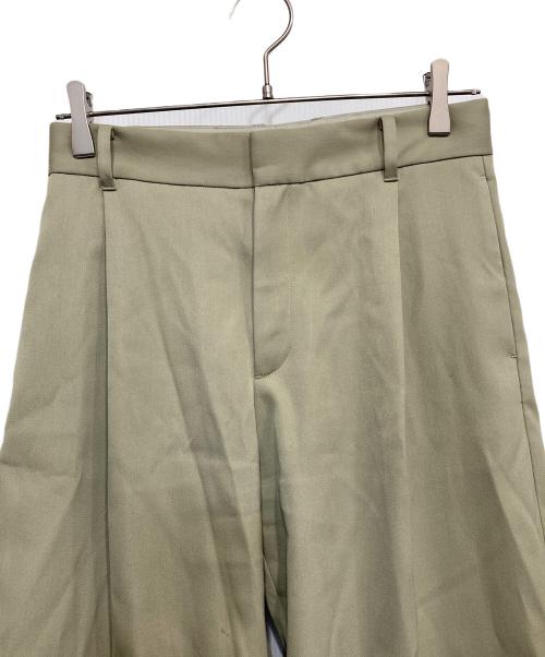 H BEAUTY&YOUTH（エイチ ビューティー&ユース）H BEAUTY&YOUTH (エイチ ビューティー&ユース) ツイル ストレート パンツ グリーン サイズ:Sの古着・服飾アイテム