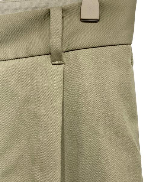 H BEAUTY&YOUTH（エイチ ビューティー&ユース）H BEAUTY&YOUTH (エイチ ビューティー&ユース) ツイル ストレート パンツ グリーン サイズ:Sの古着・服飾アイテム